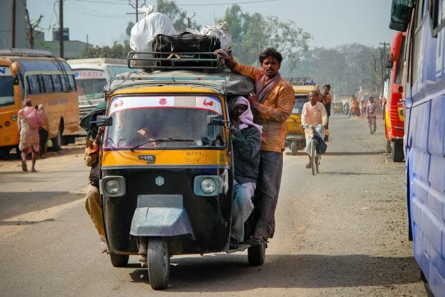 Taxi from a different country than the UK