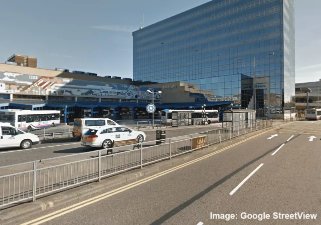google image street view of basildon taxi rank