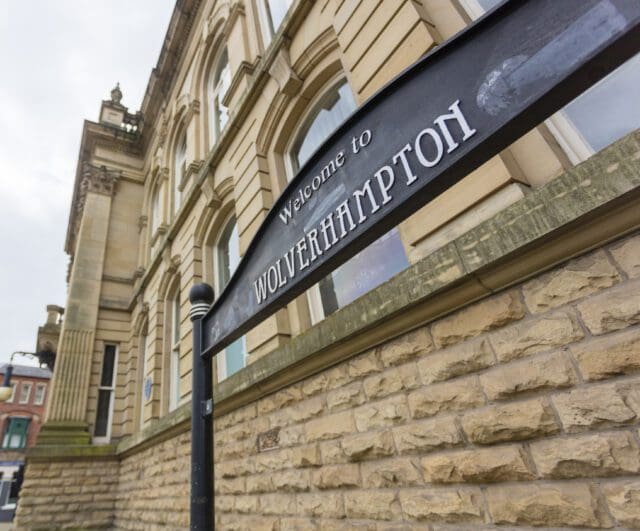 Wolverhampton Council Sign Post