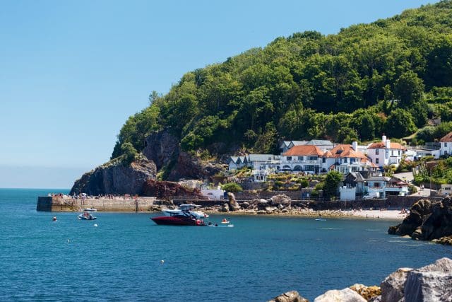 Babbacombe beach, Torquay, Devon coast, United Kingdom.