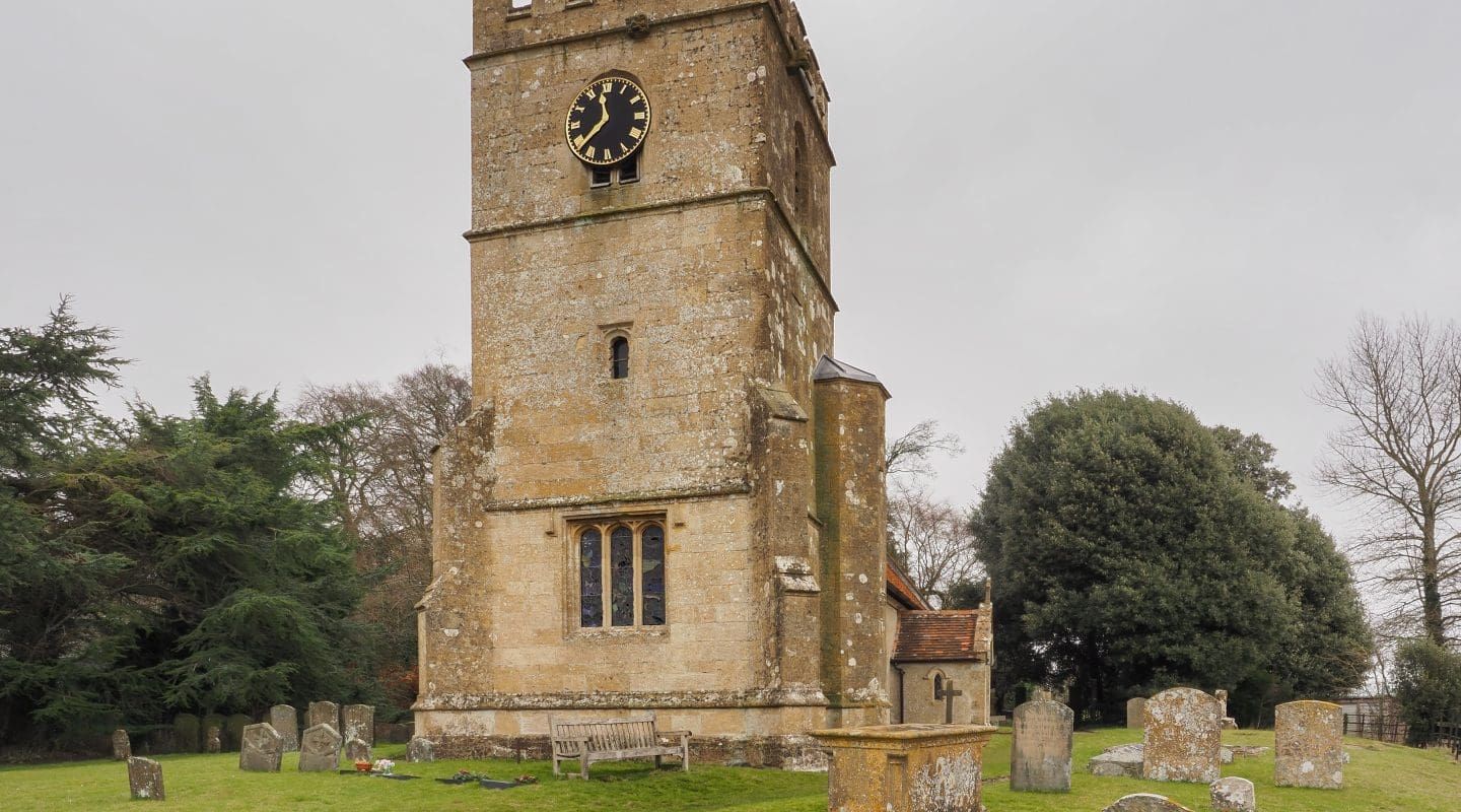 All Saints Church in Farnborough, was built in the 11th century, Berkshire, UK