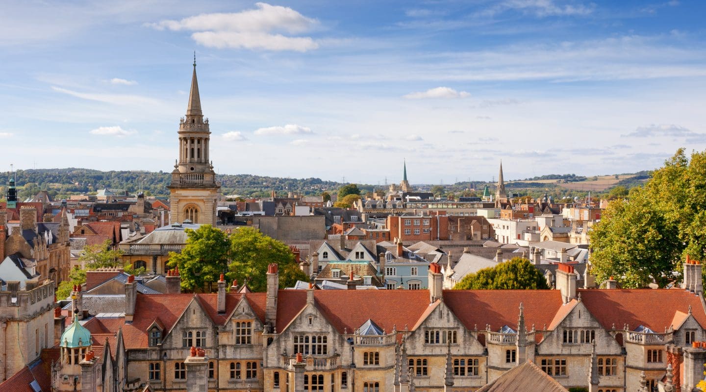 Cityscape of Oxford. England, Europe