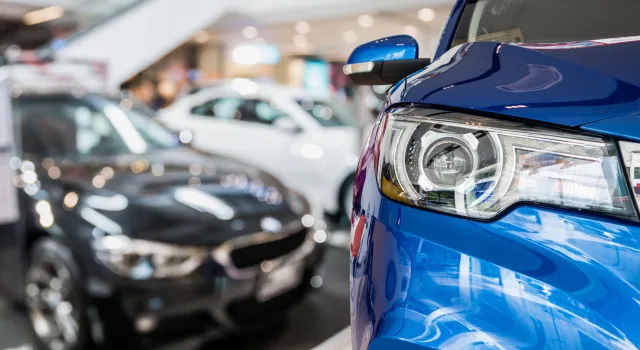 vehciles for sale in a car dealership