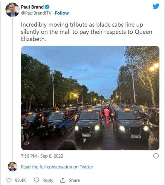 Back cab taxi drivers 