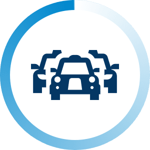 Taxi fleet insurance icon